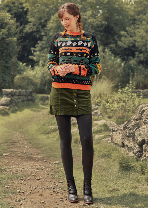 Fright Night Delight Fair Isle-tröja