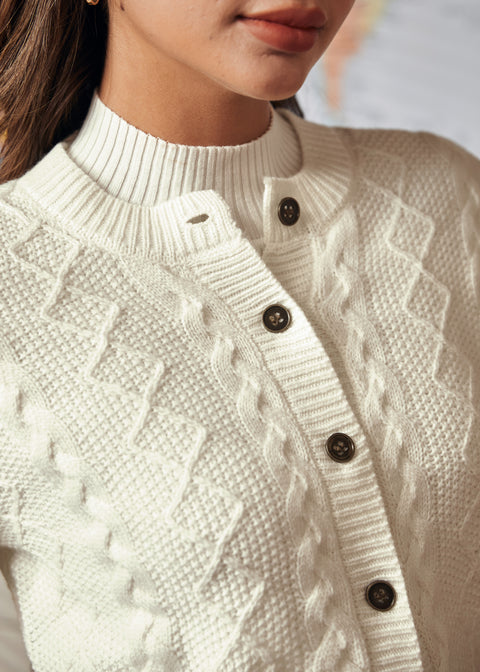 Twist&Shout Kabelstickad kofta