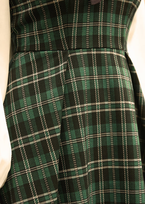 Söt som en Muskotfärgad Ärmlös Fit&Flare-klänning