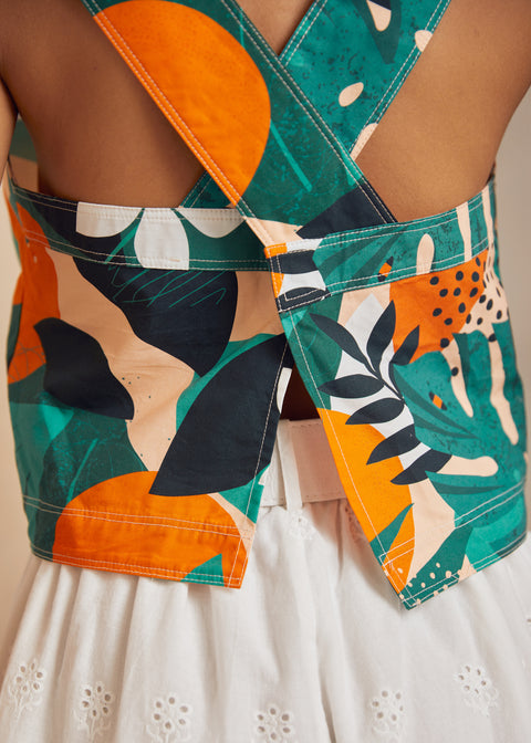 Den blåsiga bakgrundstoppen