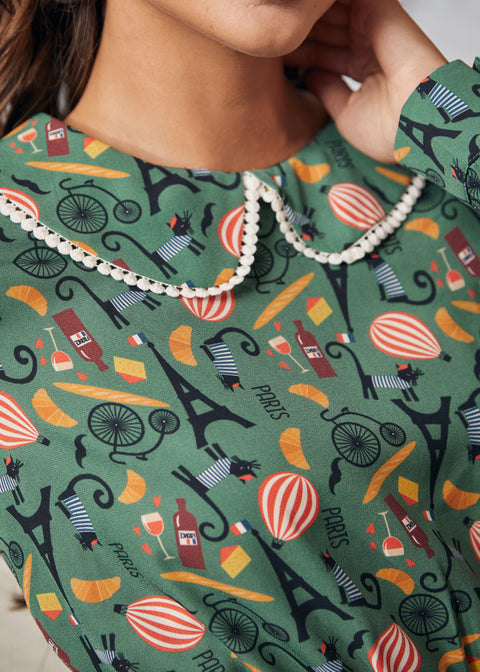 Bon Chic, Bon-klänning med krage