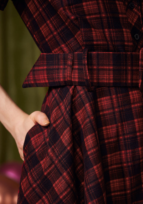 Rustik elegans avslappnad klänning