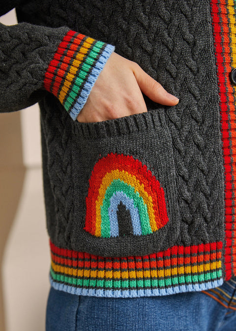 Twist&Shout Kabelstickad kofta