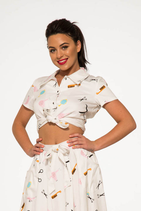 Skönhetssalongstopp och gungkjol