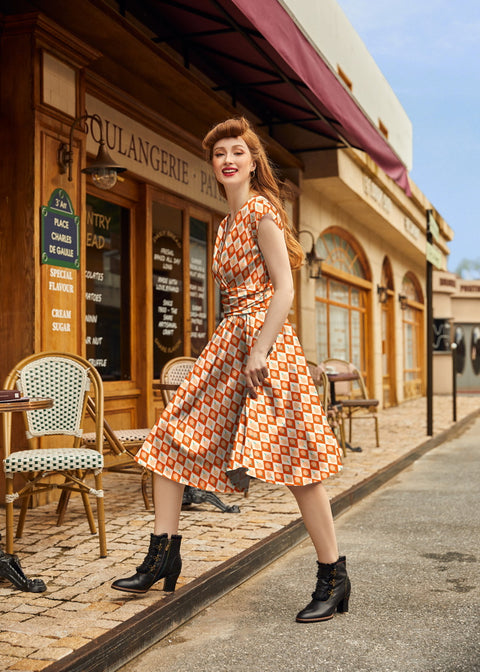 Greta-klänning med sockervadd