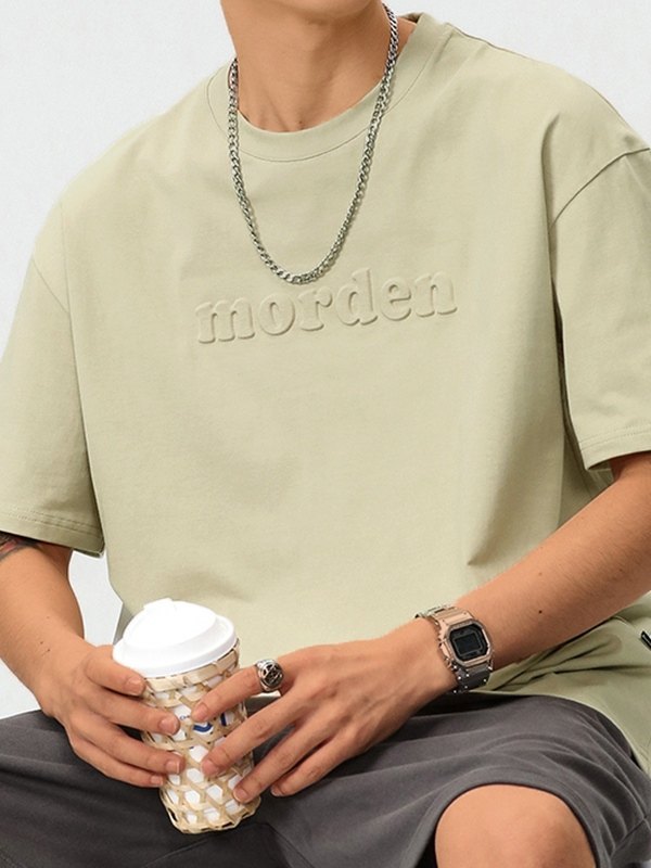 Herren-T-Shirt „High Eight“ mit Schaumstoffdruck