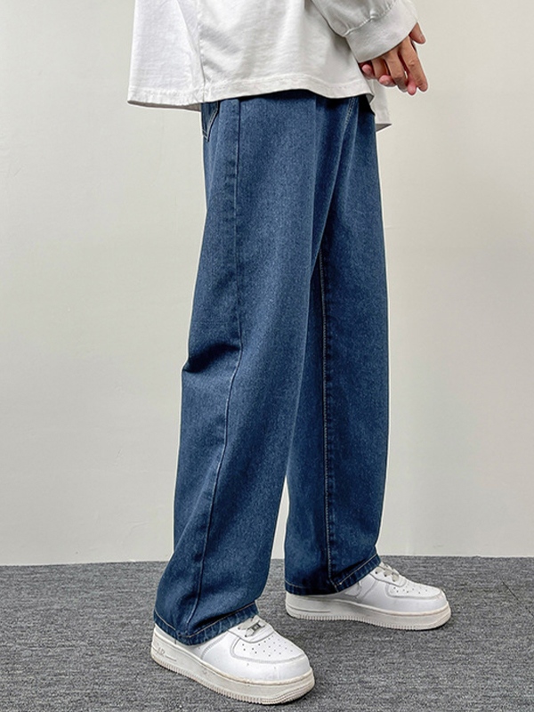 Lockere Jeans für Herren mit geradem Bein