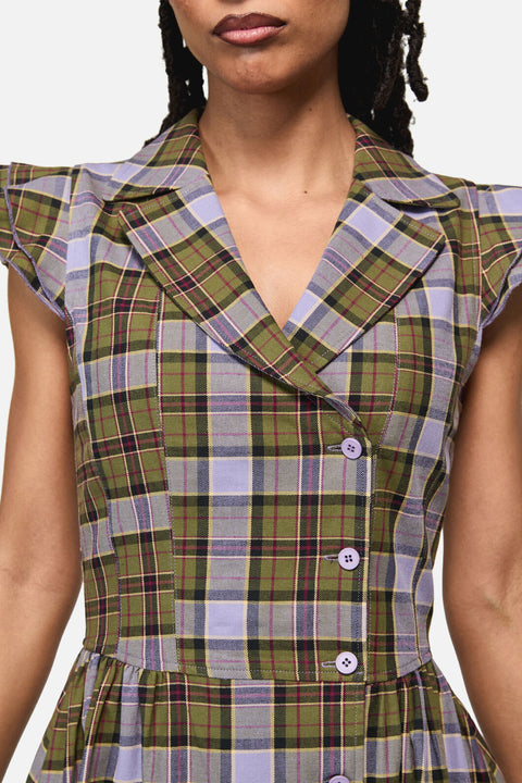 Apothecarius Goth Tartanklänning