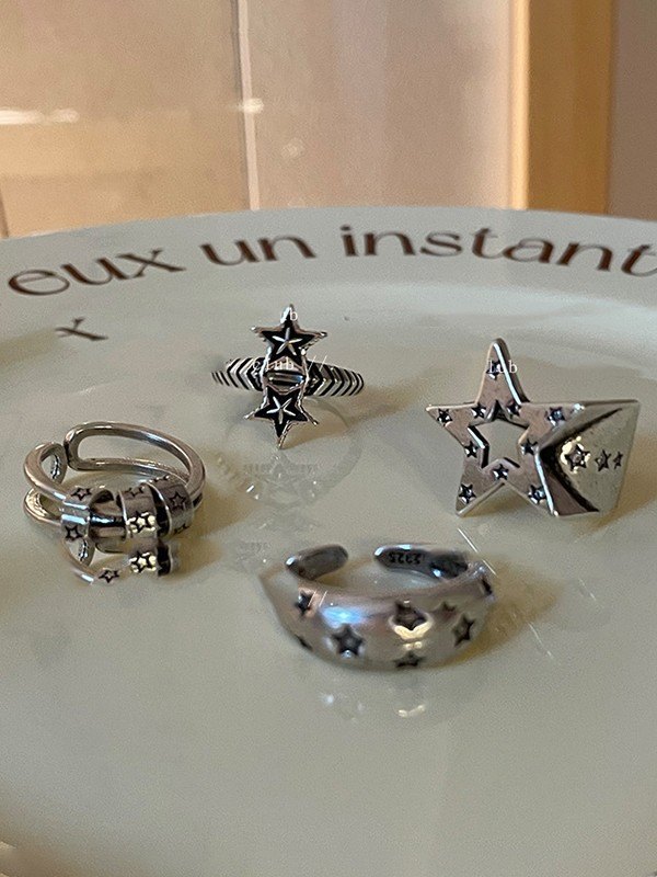 Vintage Sternmuster Manschettenring