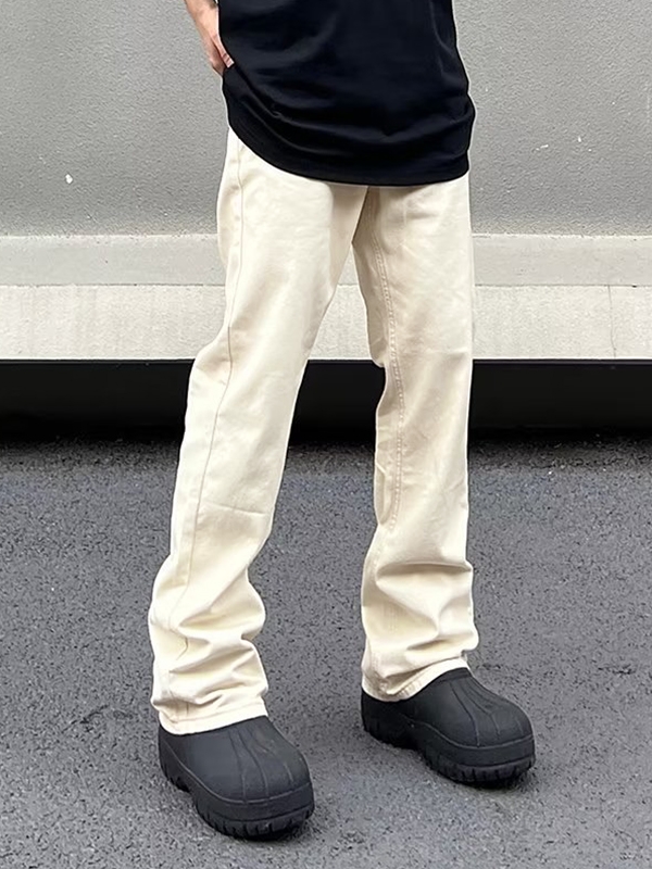 Weite, lockere Jeans in Vintage-Waschung für Herren