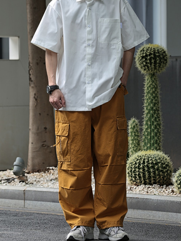 Japanisches Retro-Kurzarmshirt