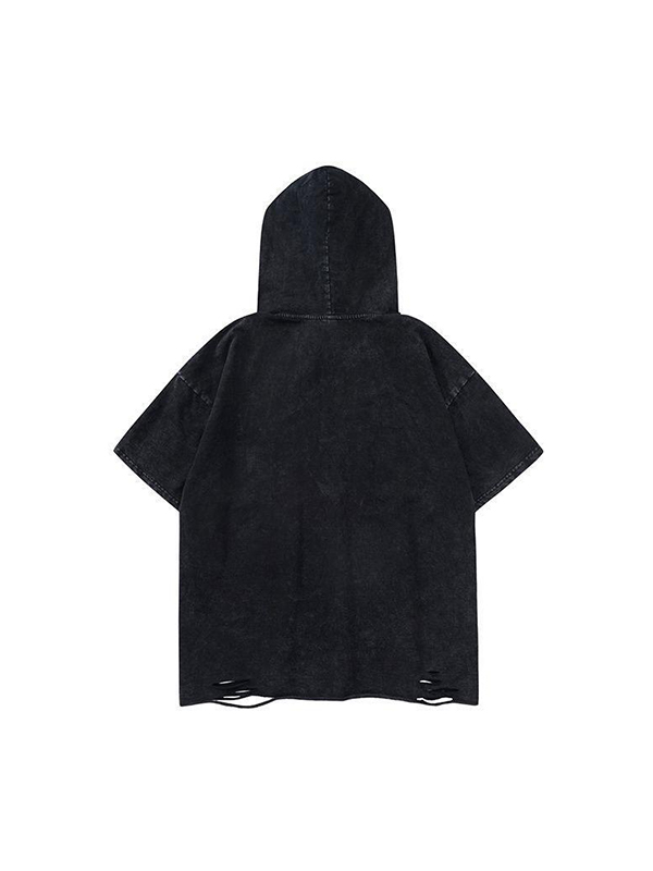 Little Devil Dark Style Spinnendruck Kurzarm