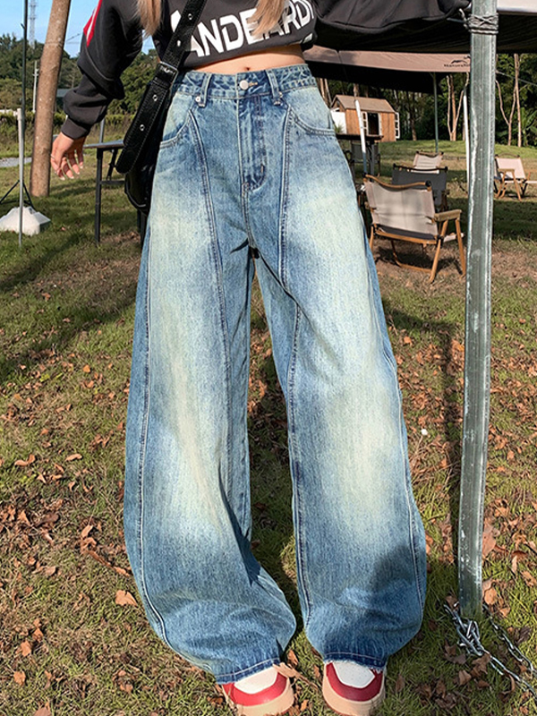 Amerikanische Retro-Boyfriendjeans