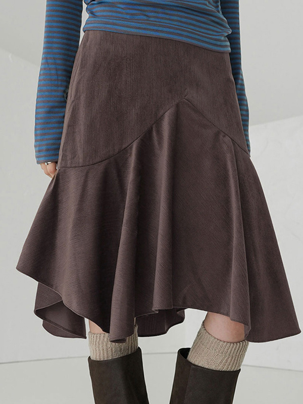 Design Unregelmäßiger Maxirock