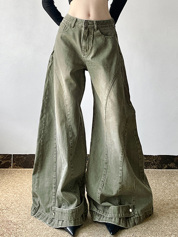 Stilvolles Design, gewaschene Boyfriendjeans