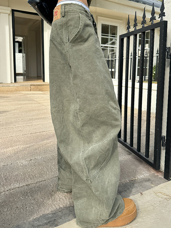 Vintage Minimalistische Silhouette Boyfriend Jeans