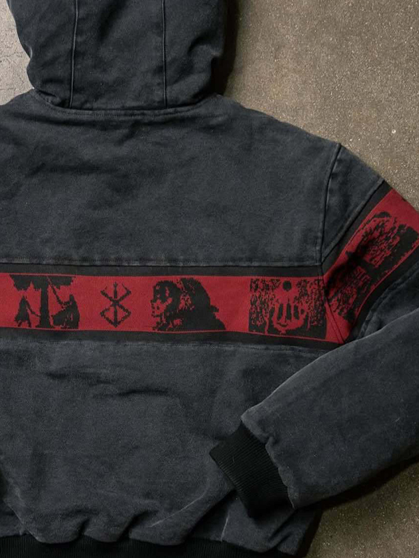 Verwaschene Jeansjacke