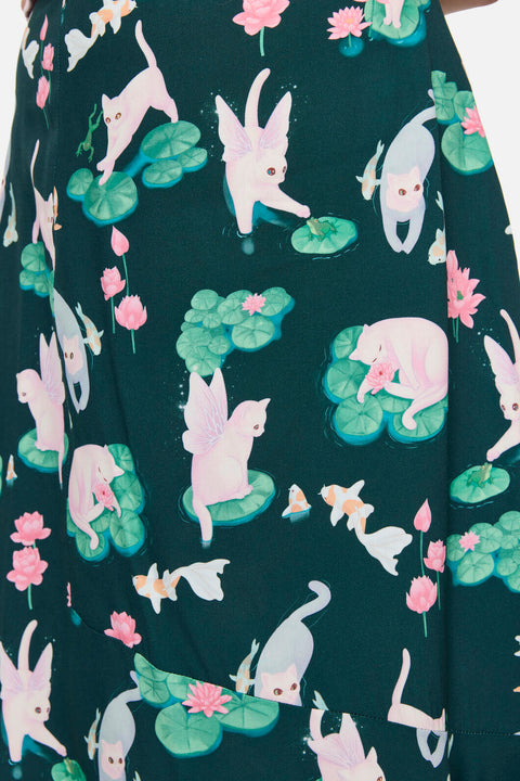 Lilycat Cottagecore Midikjol