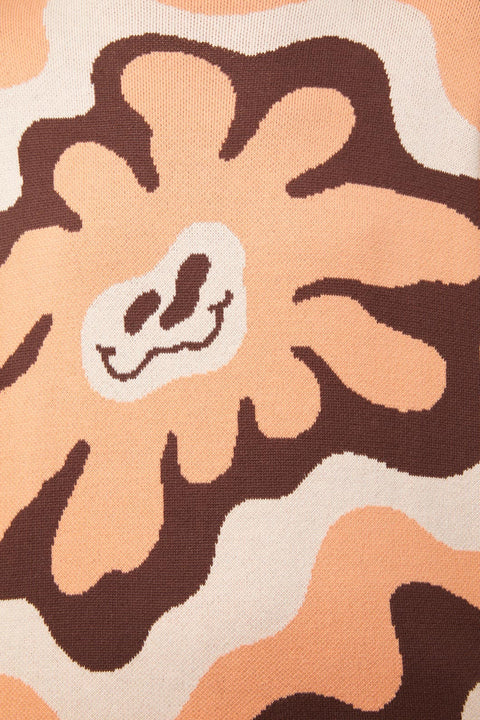 Blommig Frenzy Stickning