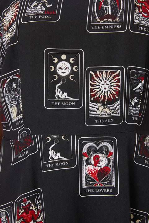 Klänning med Tarot-tryck