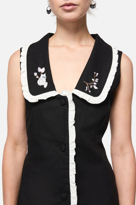 Catkins Ruffle Pinny