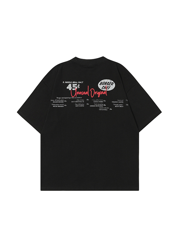 Übergroßes Street-Kurzarm-T-Shirt für Herren