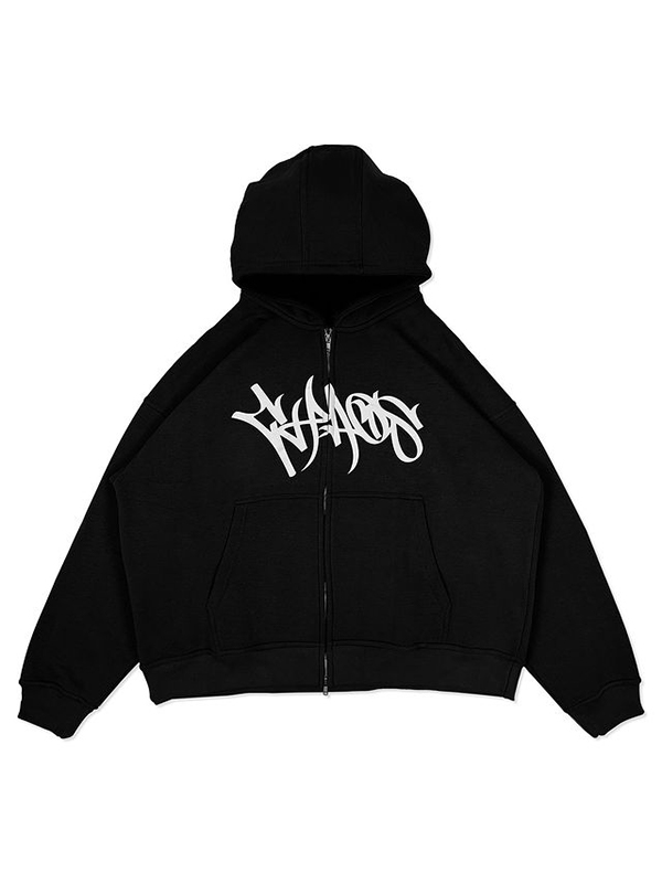 Übergroßer Hoodie mit Grafik für Herren