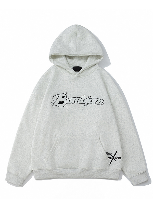 Übergroßer Hoodie mit Monogramm für Herren