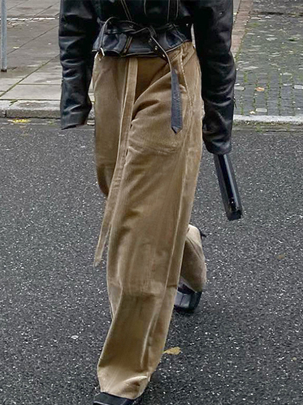 Vintage Cordhose mit weitem Bein