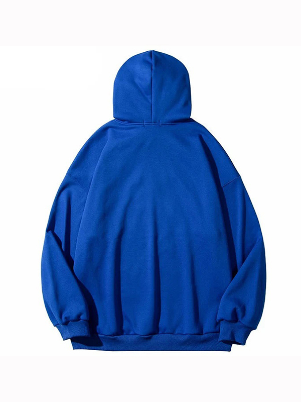 Übergroßer Hoodie mit Schriftzug-Print für Herren