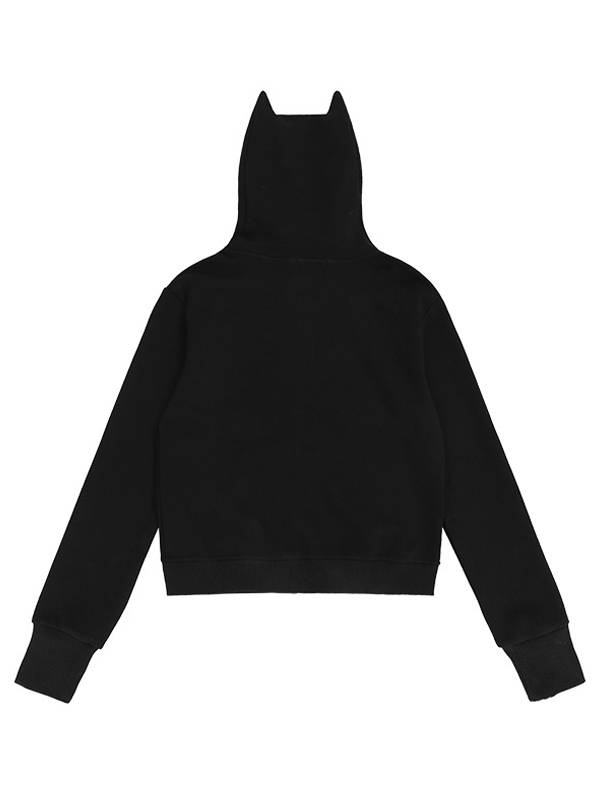 Übergroßer Kapuzenpullover mit Katzenohren für Herren