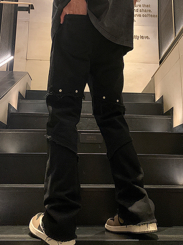 Herren-Jeans mit geradem Bein und geradem Bein