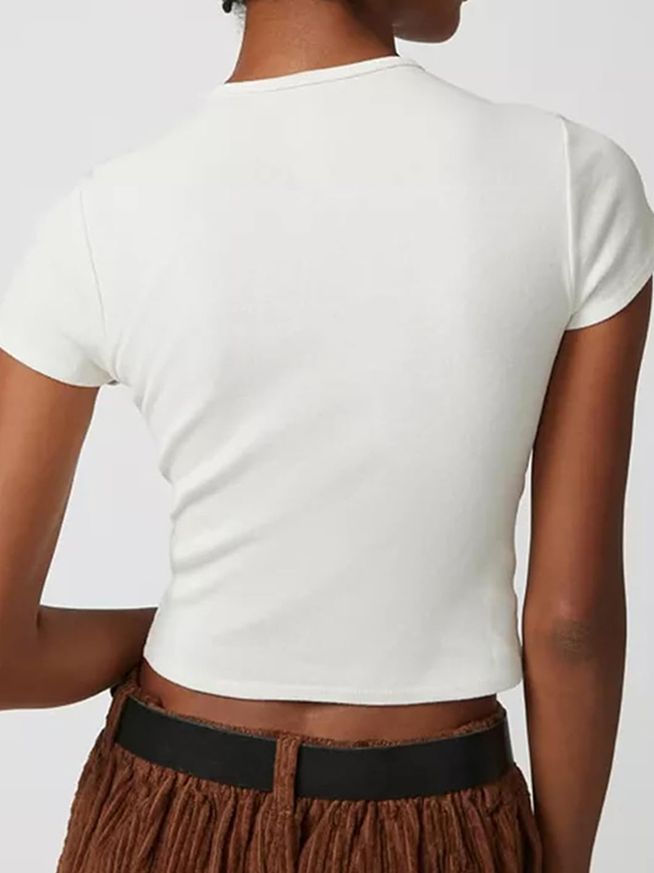 Kurzärmliges T-Shirt mit grafischem Aufdruck