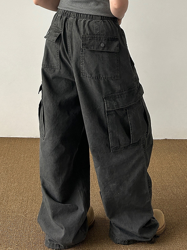 Vintage Cargohose mit mehreren Taschen