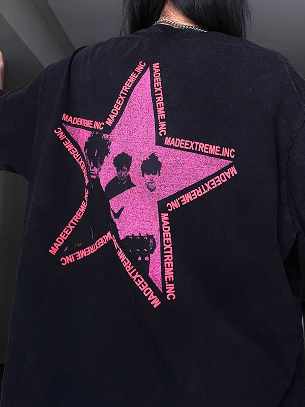 Übergroßes Street-Kurzarm-T-Shirt