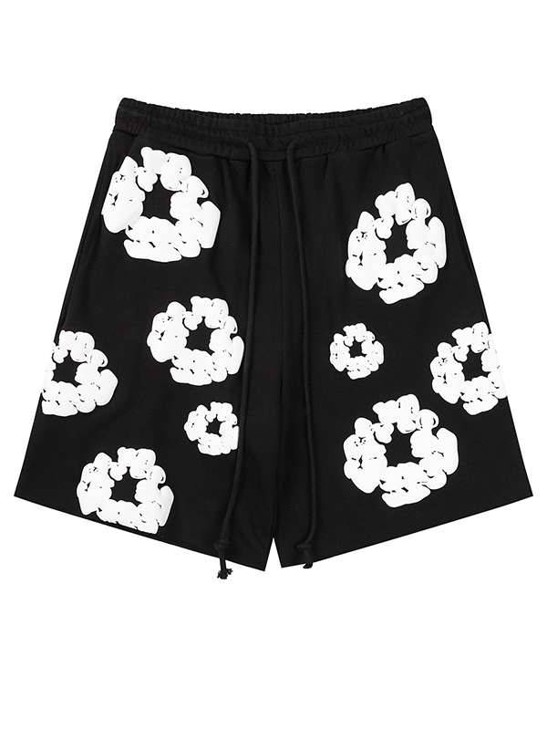 Shorts mit Blumen-Print
