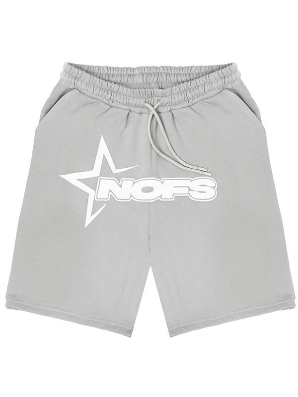 Bedruckte Sweatshirt-Shorts für Herren