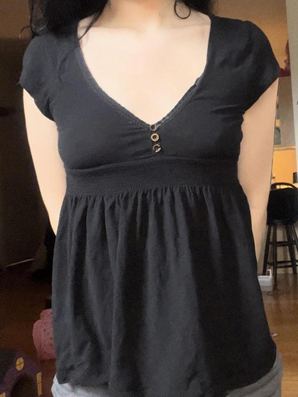 Vintage Kurzarm-T-Shirt