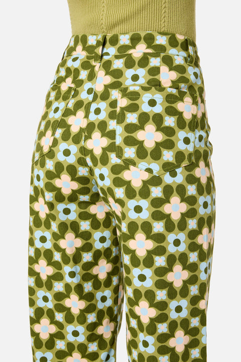 Ginny 60-tals tryckta jeans