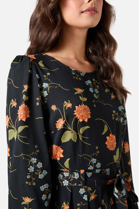 Esmerelda blommig miniklänning