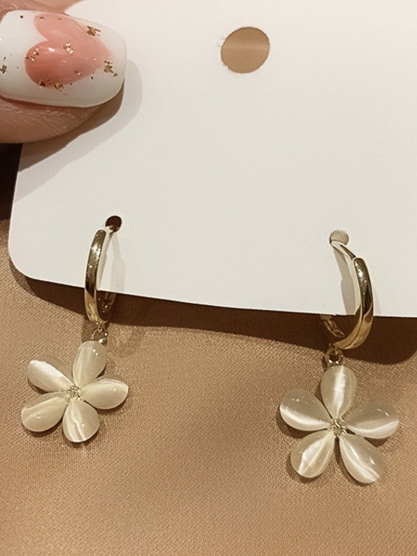 Blumendekor Y2K Ohrring