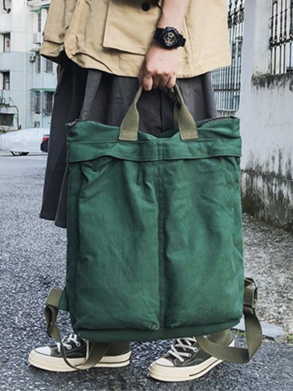 Vintage großer Canvas-Rucksack