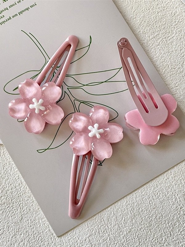Sakura Floral Snap Haarspange
