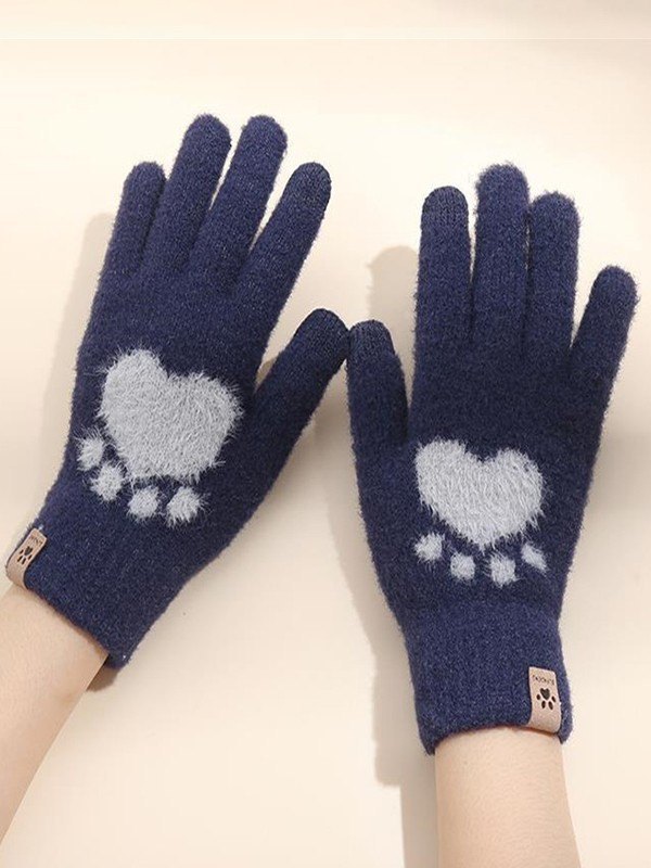 Fuzzy Cartoon Claw Touchscreen-Handschuhe