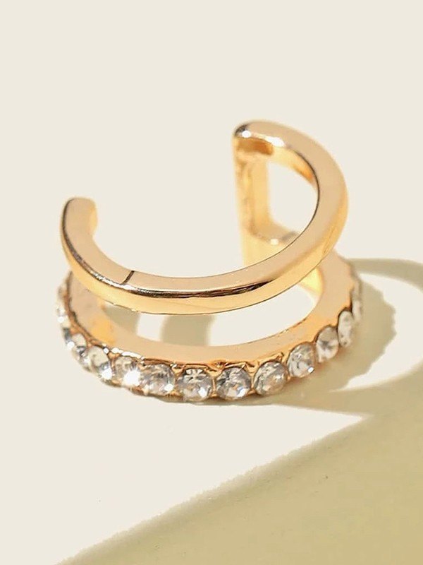 1pc Strass verschönern Ohrmanschette