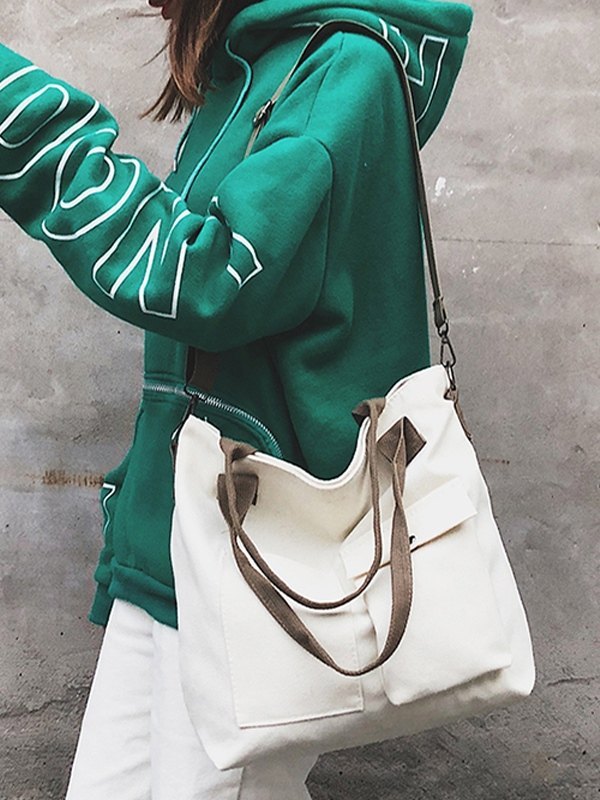 Wandelbare Tragetasche aus Segeltuch