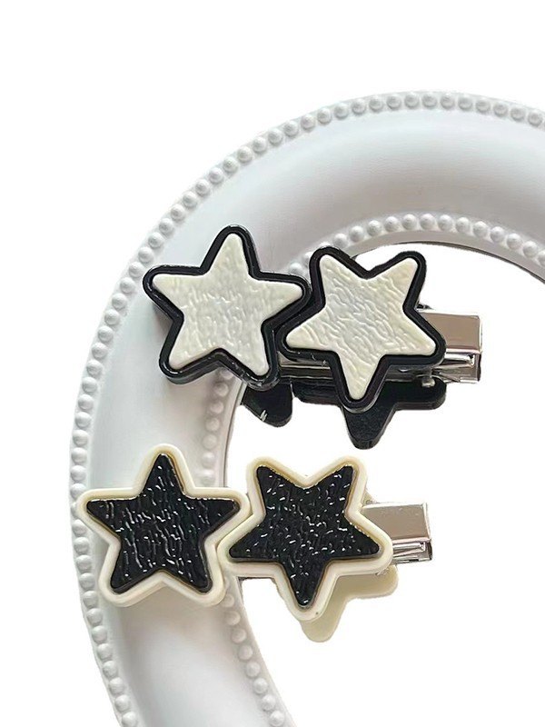 Double Star Charm Haarspange