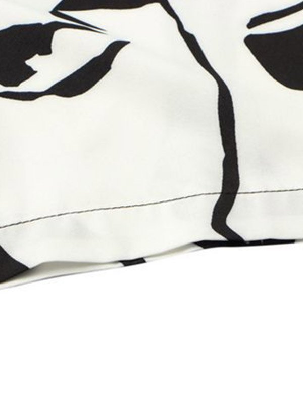 Bedrucktes Button-Down-Hemd für Herren