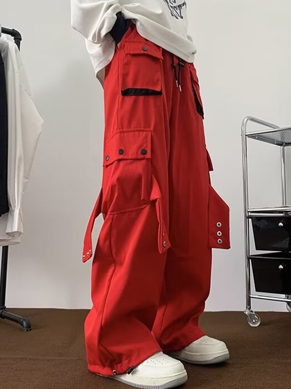 Schlichte, lässige, lockere Cargohose für Herren